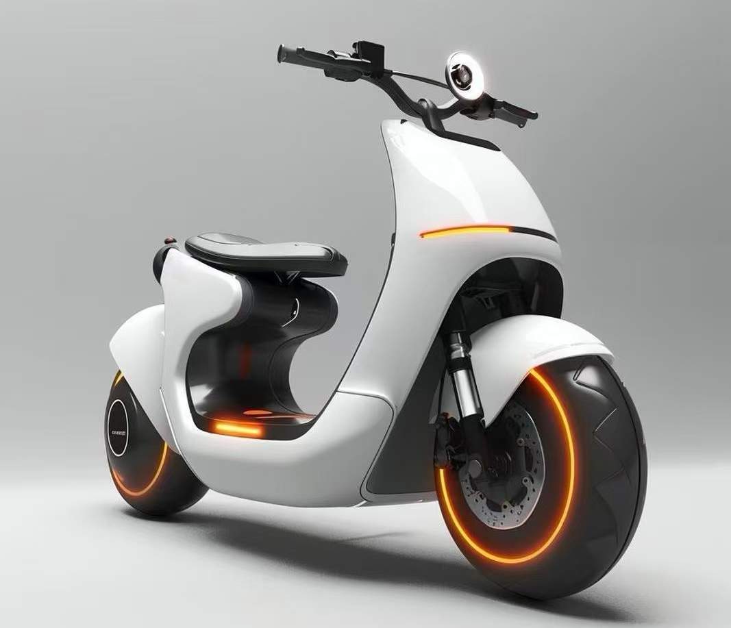 智能配送车与AI系统展示